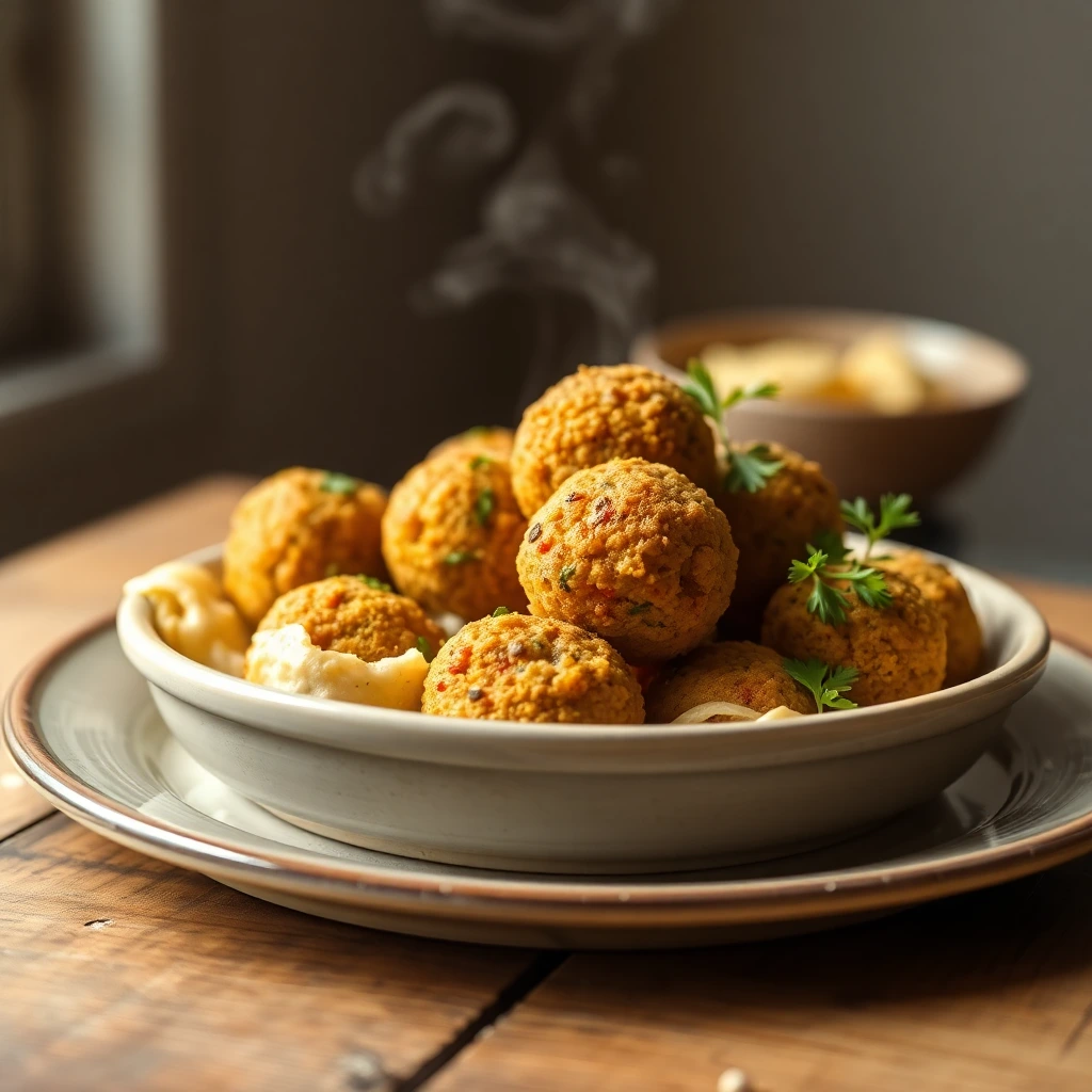 Falafels Romarin-ail