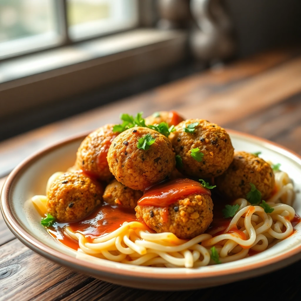 Falafels Teriyaki