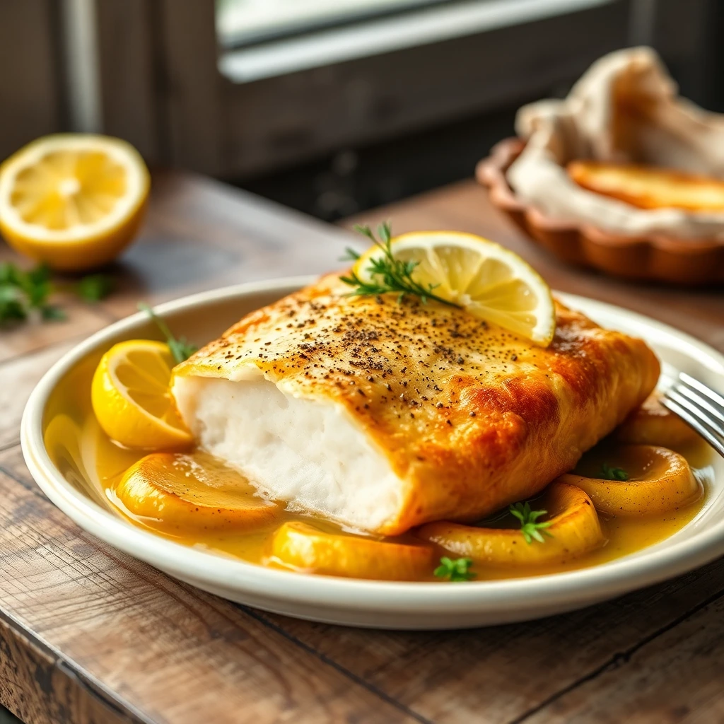 Filet de cabillaud Citron-poivre