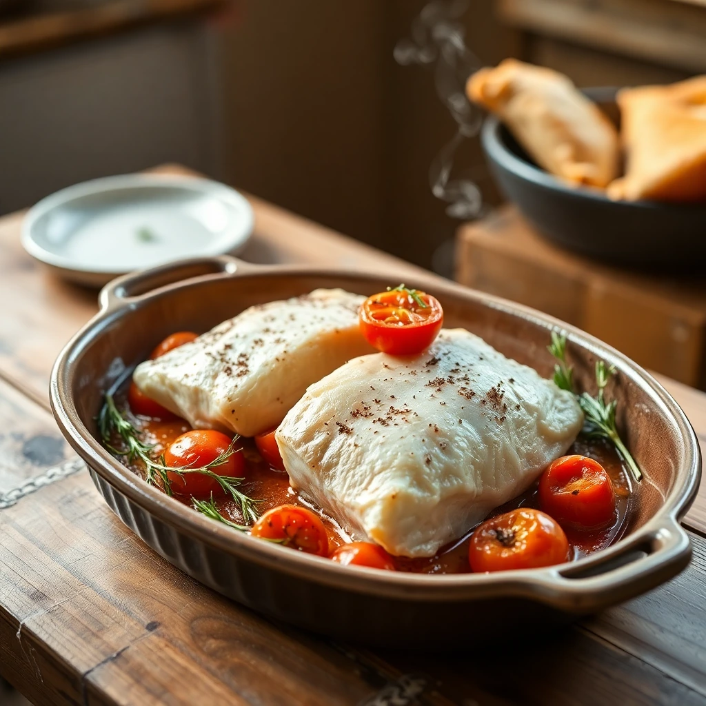 Filet de cabillaud Provençal