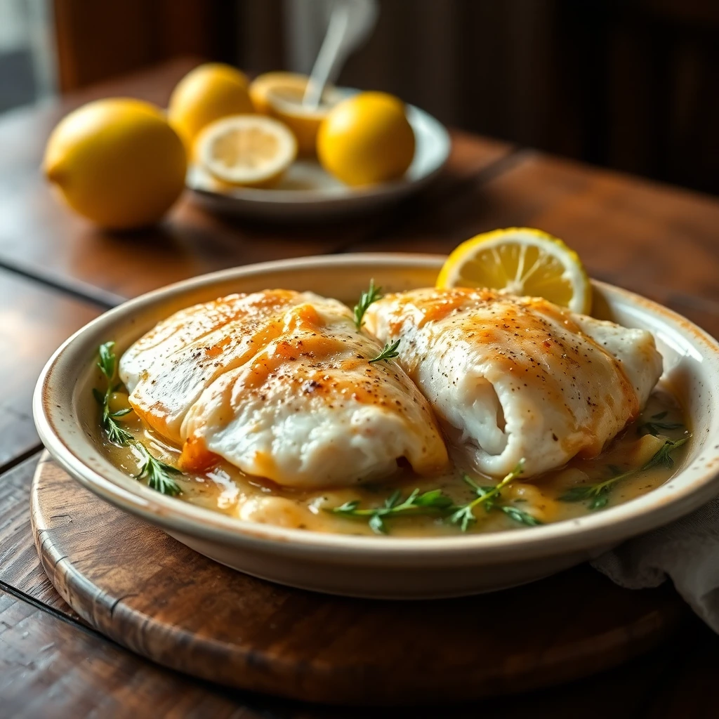 Filet de dorade au citron & thym