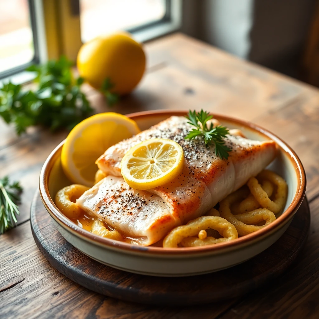 Filet de truite Citron-poivre
