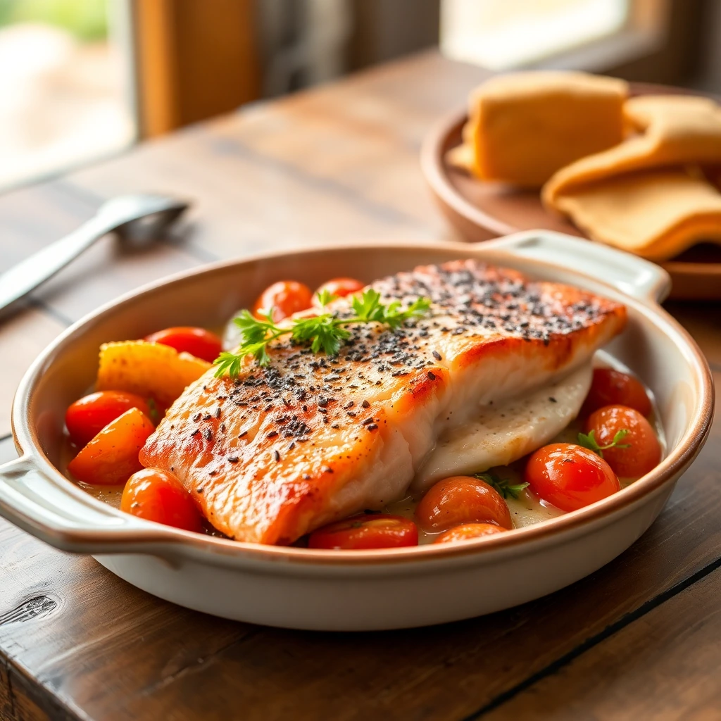 Filet de truite Provençal