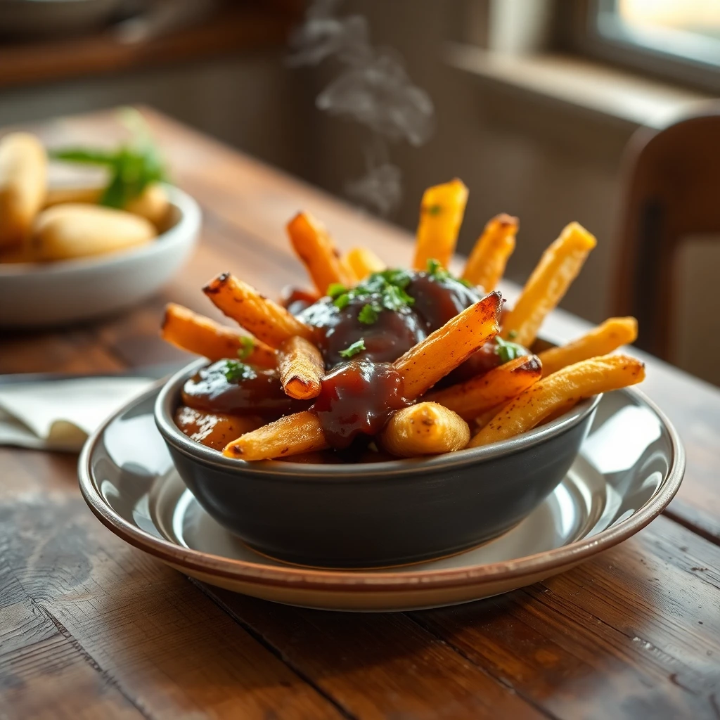 Frites de patate douce BBQ fumé
