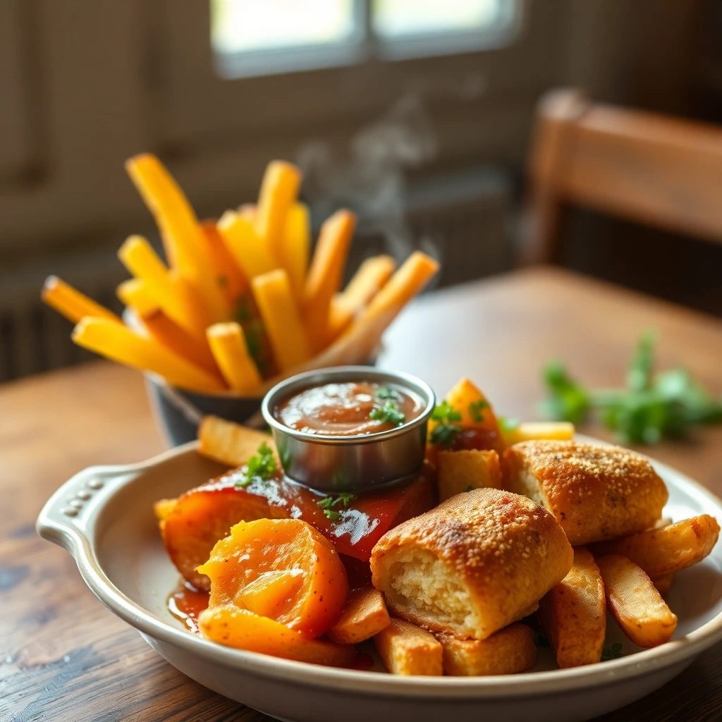 Frites de patate douce Buffalo