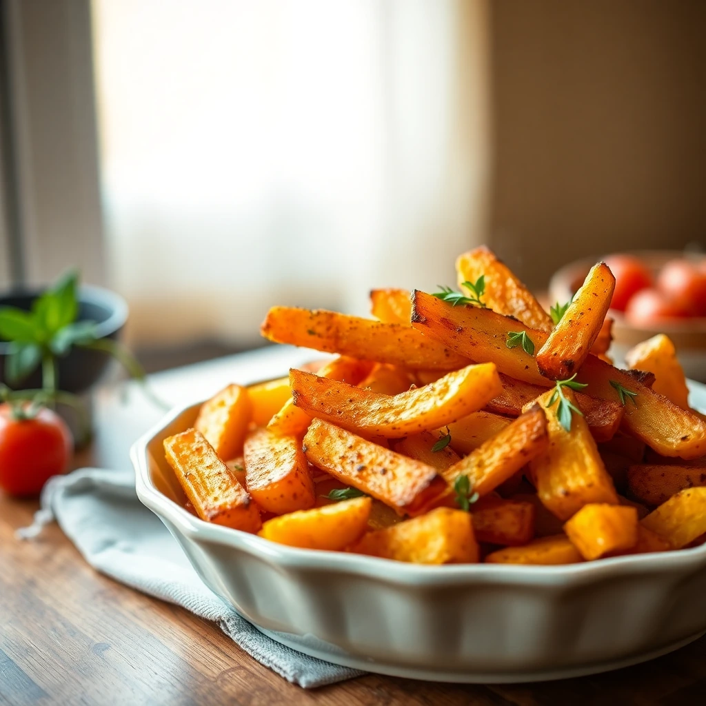Frites de patate douce Méditerranéen