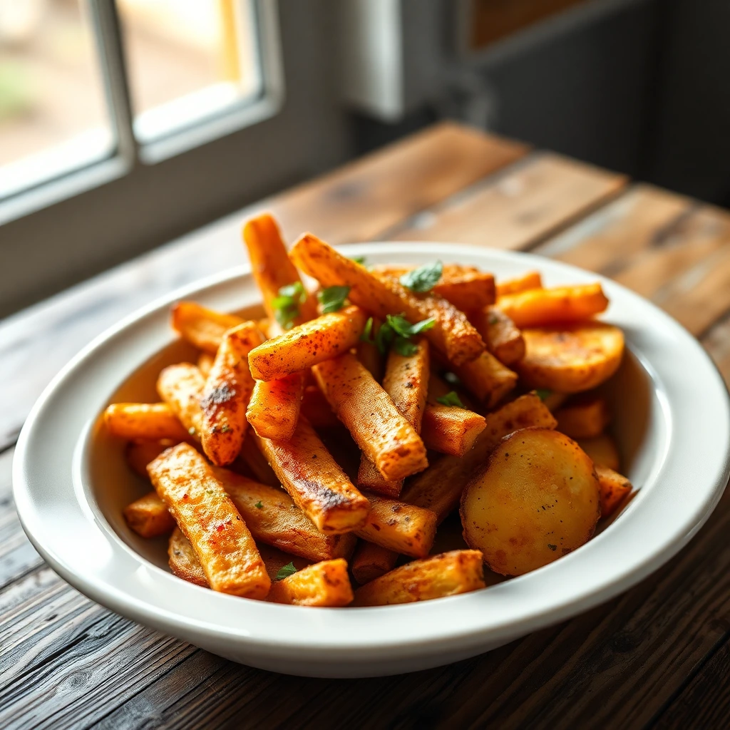 Frites de patate douce Paprika fumé