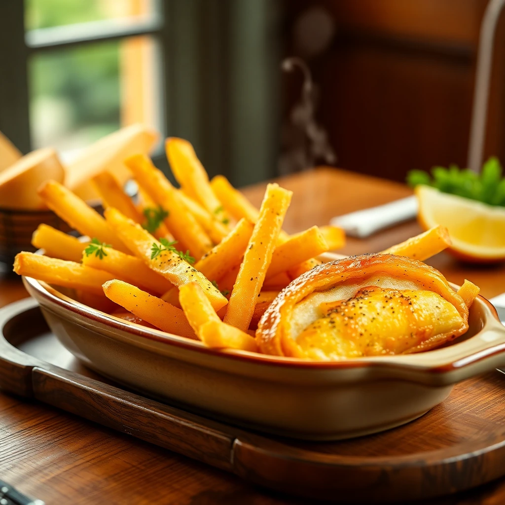 Frites de pommes de terre nature