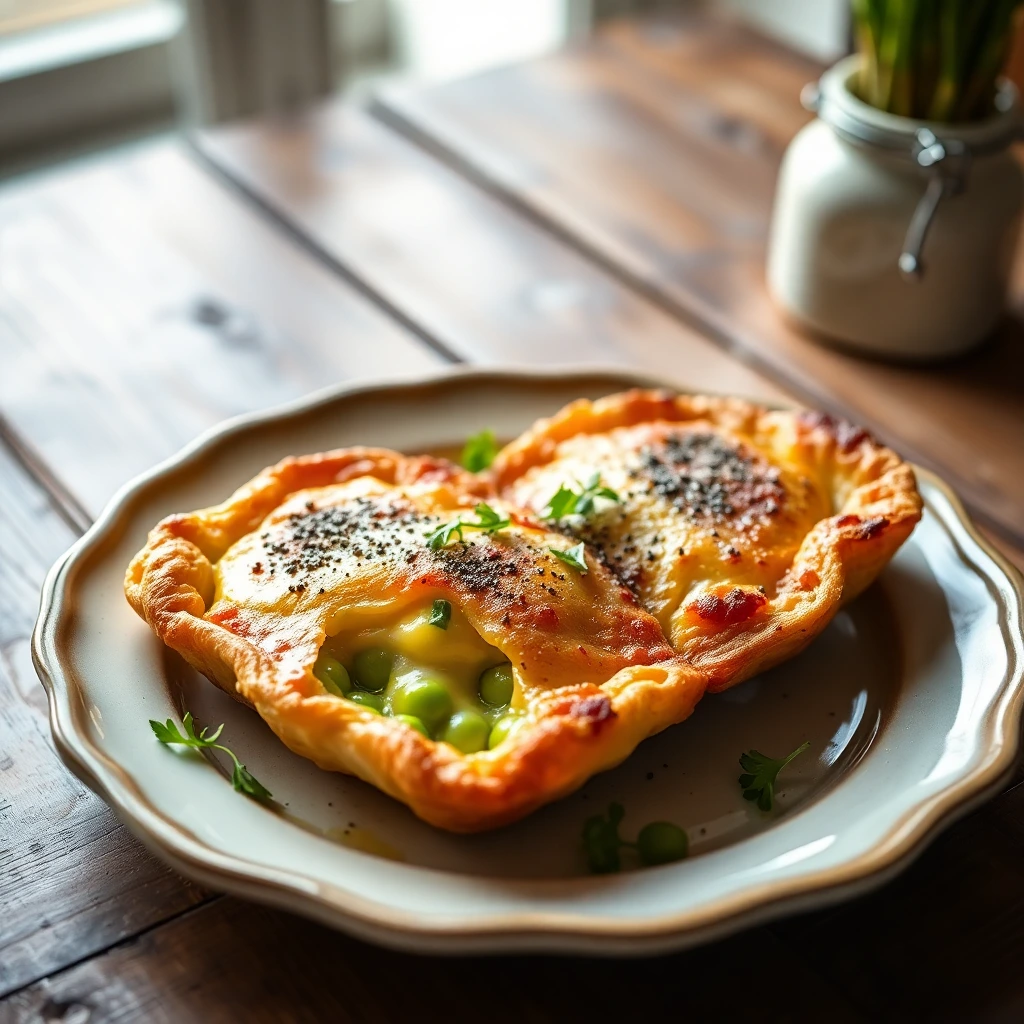 Galettes de pois chiches Ail & parmesan