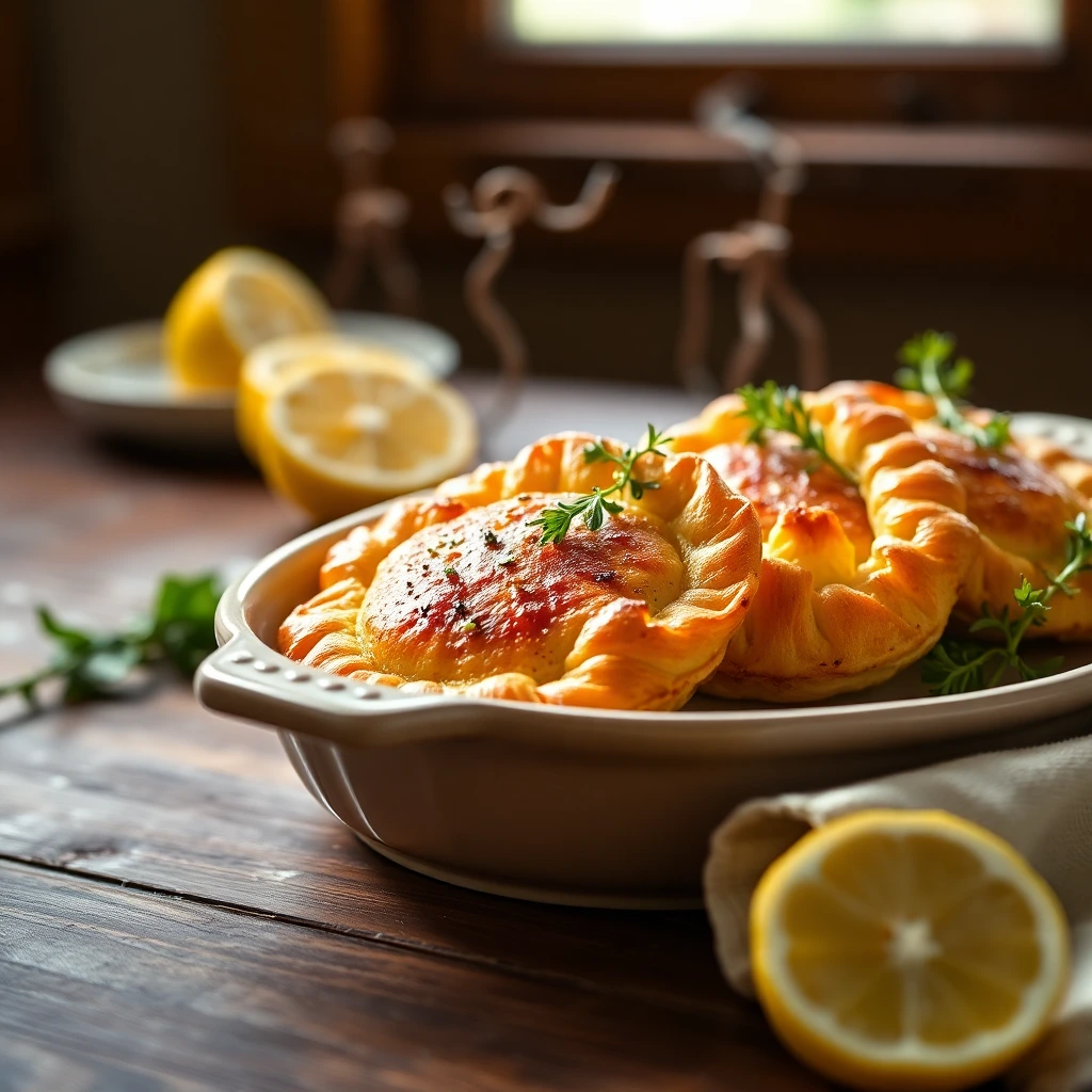 Galettes de pois chiches Citron & herbes