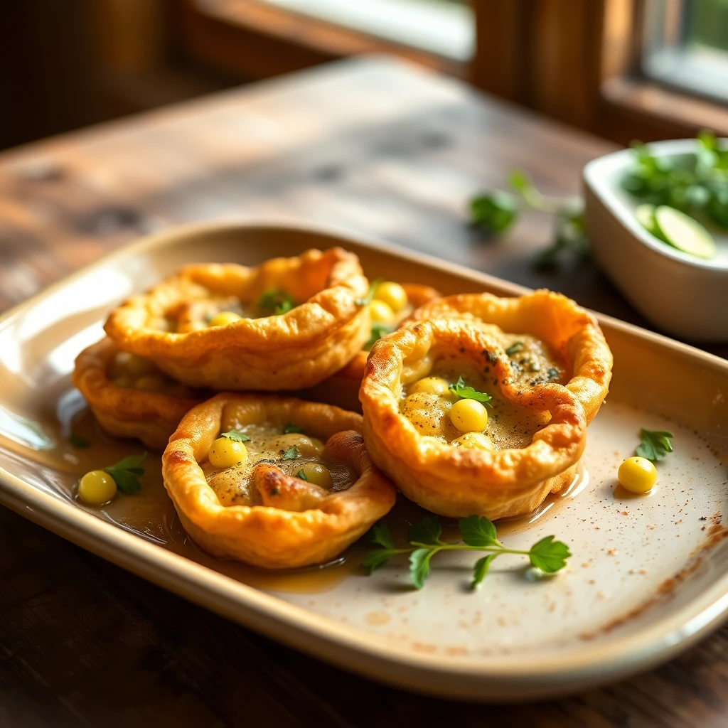 Galettes de pois chiches Miel-moutarde