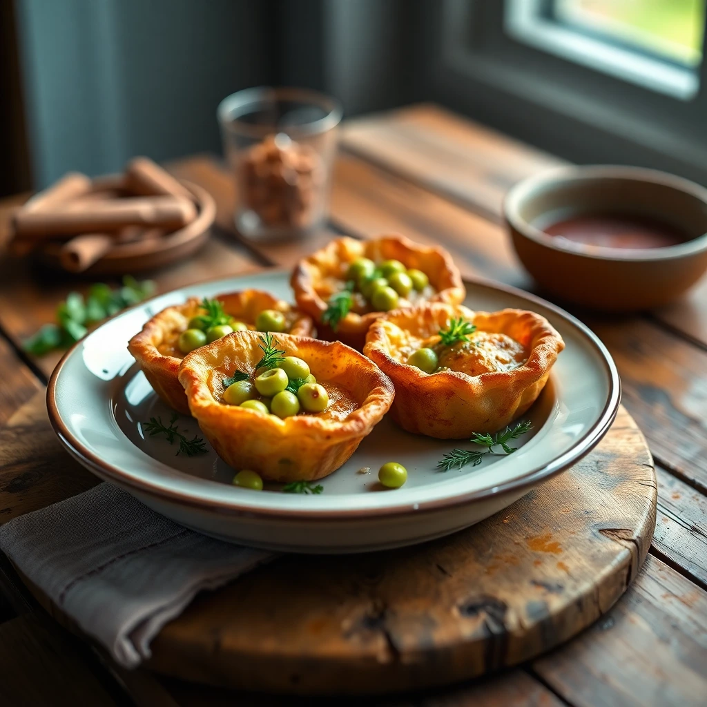 Galettes de pois chiches Paprika fumé