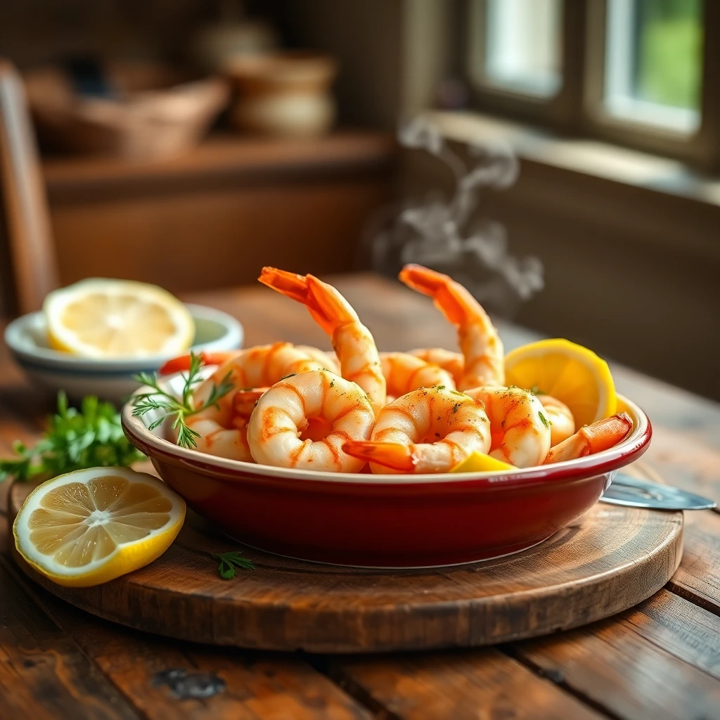 Gambas Citron & herbes