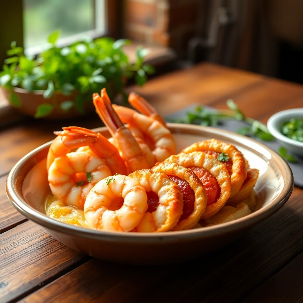 Gambas Coréen gochujang