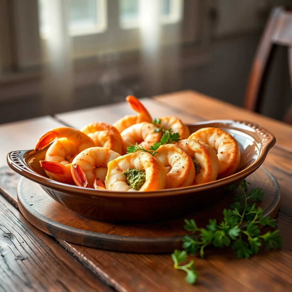 Gambas Pesto