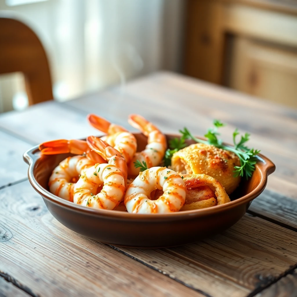 Gambas Sésame-soja