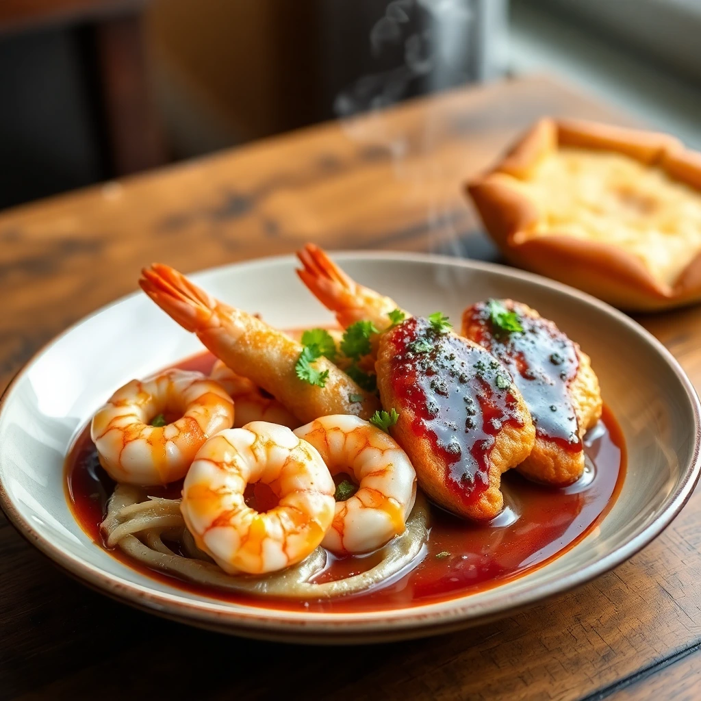 Gambas Teriyaki
