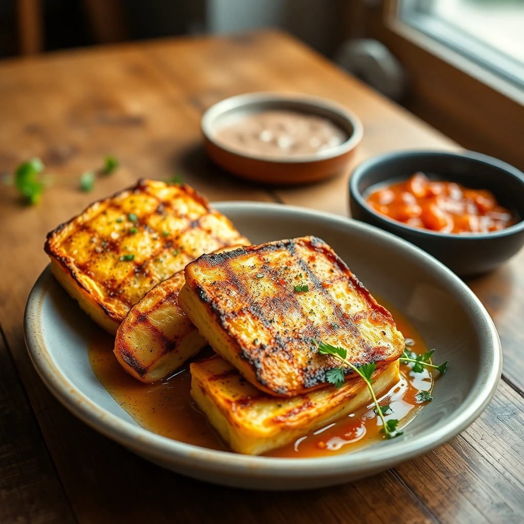 Halloumi grillé Cajun épicé