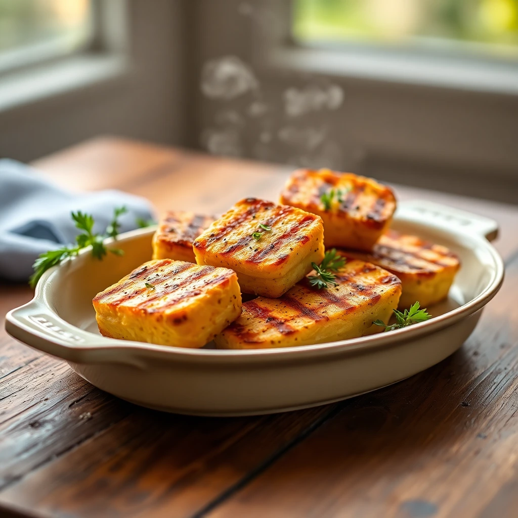 Halloumi grillé Pesto