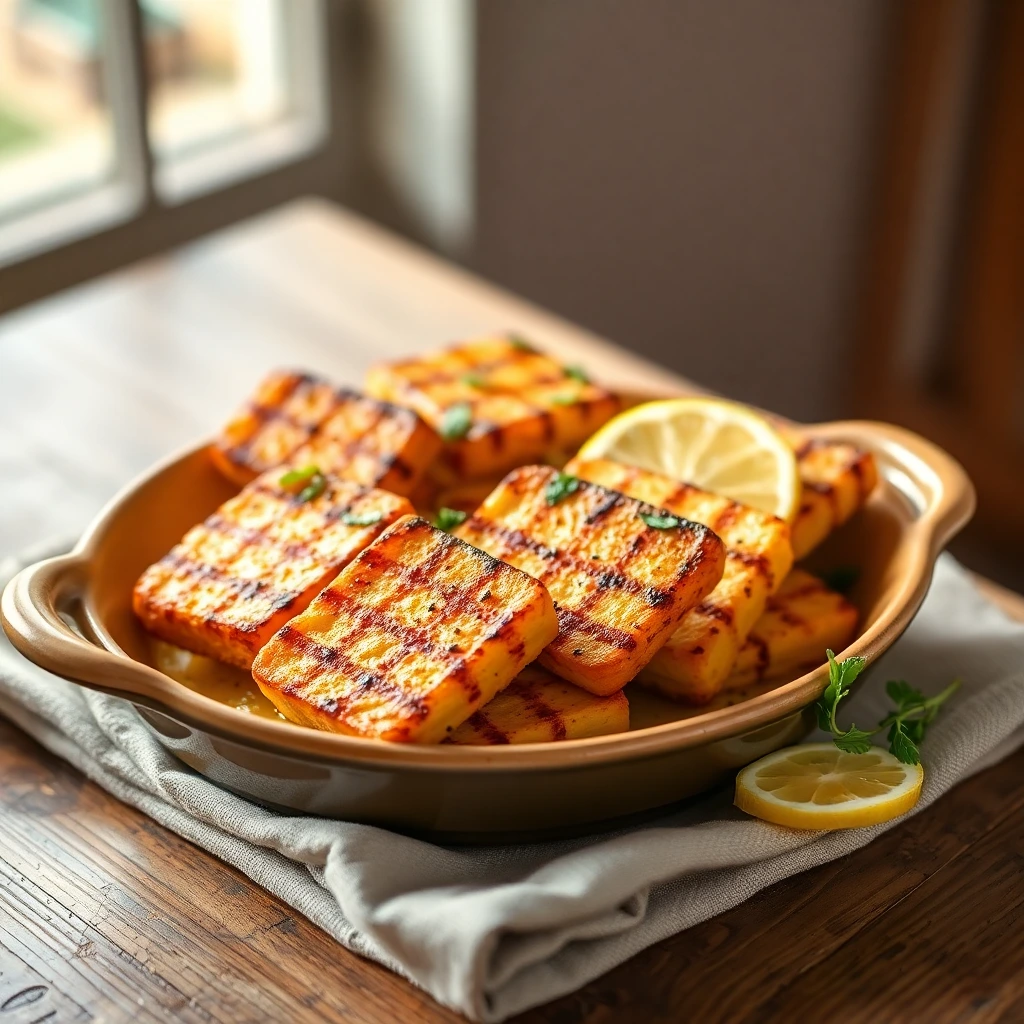 Halloumi grillé Piri-piri