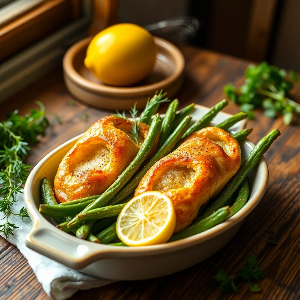 Haricots verts Citron-poivre