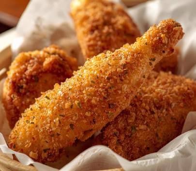 Aiguillettes de poulet croustillantes aux épices