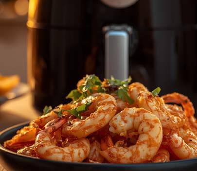 Crevettes croustillantes à l’ail