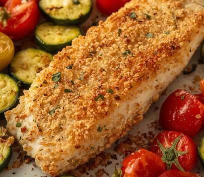 Filet de cabillaud croustillant