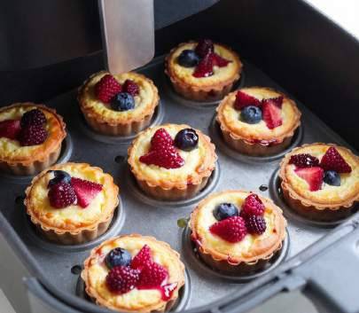 Mini cheesecakes aux fruits rouges