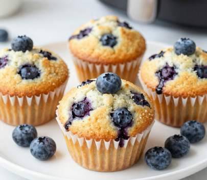 Muffins healthy aux myrtilles