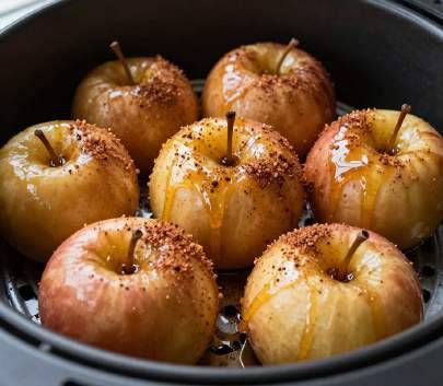 Pommes rôties au miel et cannelle