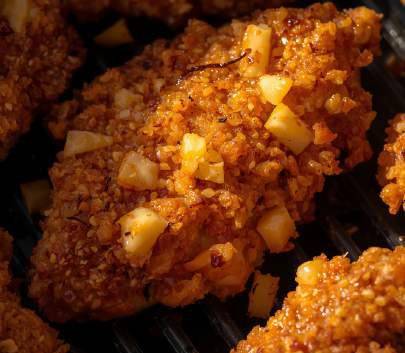 Poulet croustillant au parmesan