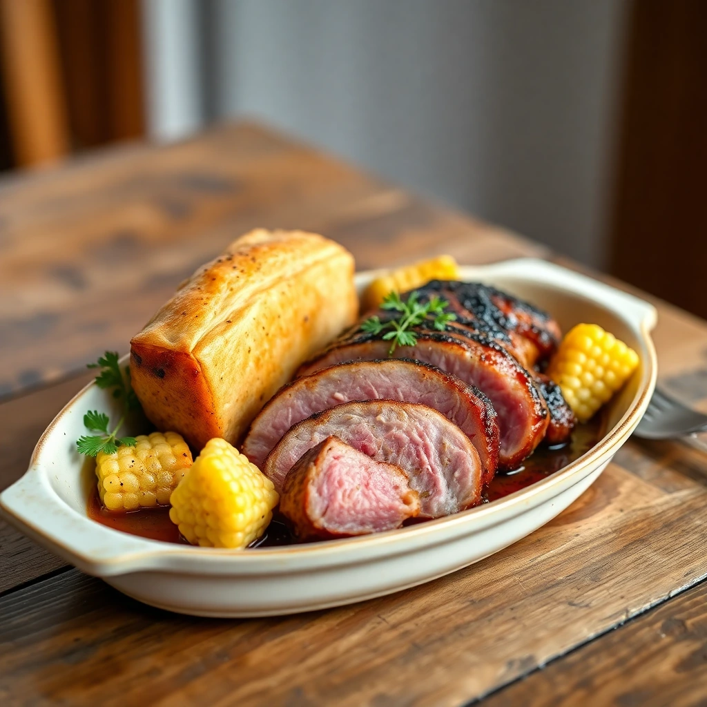 Magret de canard BBQ fumé