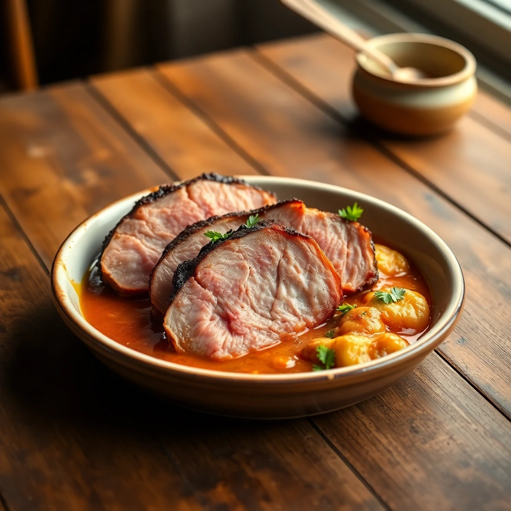 Magret de canard Curry rouge thaï