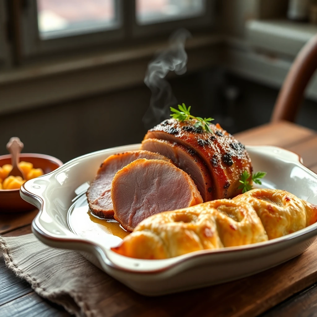 Magret de canard Miel-moutarde