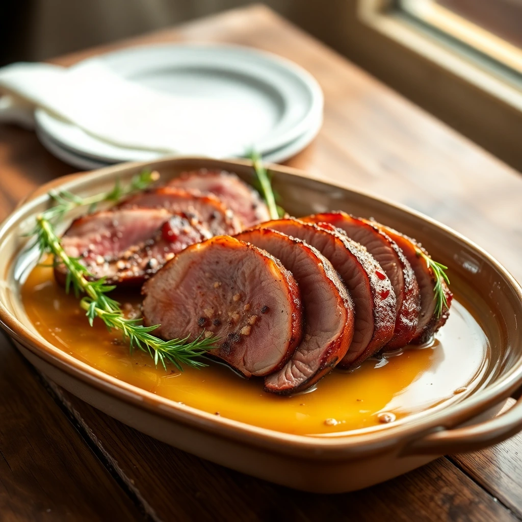 Magret de canard Romarin-ail