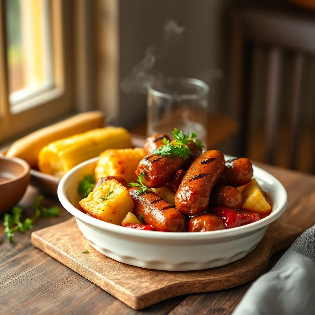 Merguez BBQ fumé
