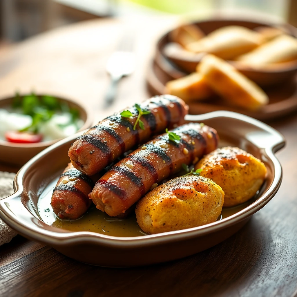 Merguez Moutarde à l’ancienne