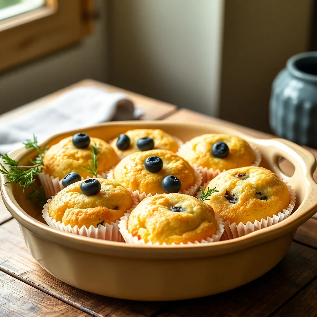 Muffins Myrtilles