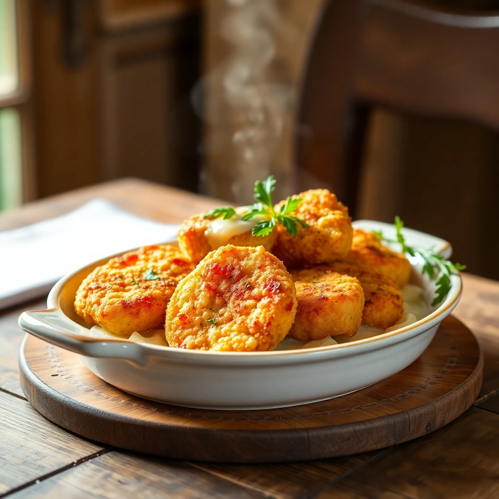 Nuggets de poulet maison Ail & parmesan