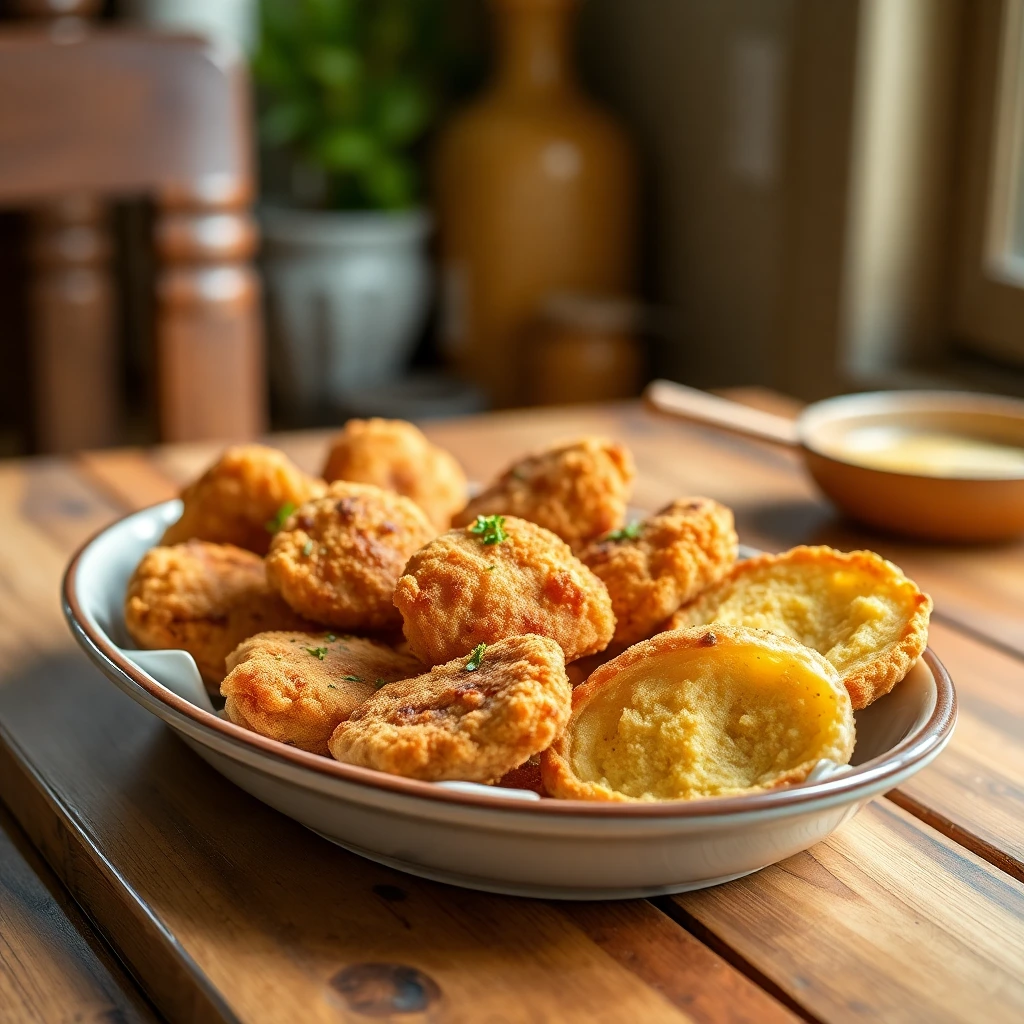 Nuggets de poulet maison Cajun épicé