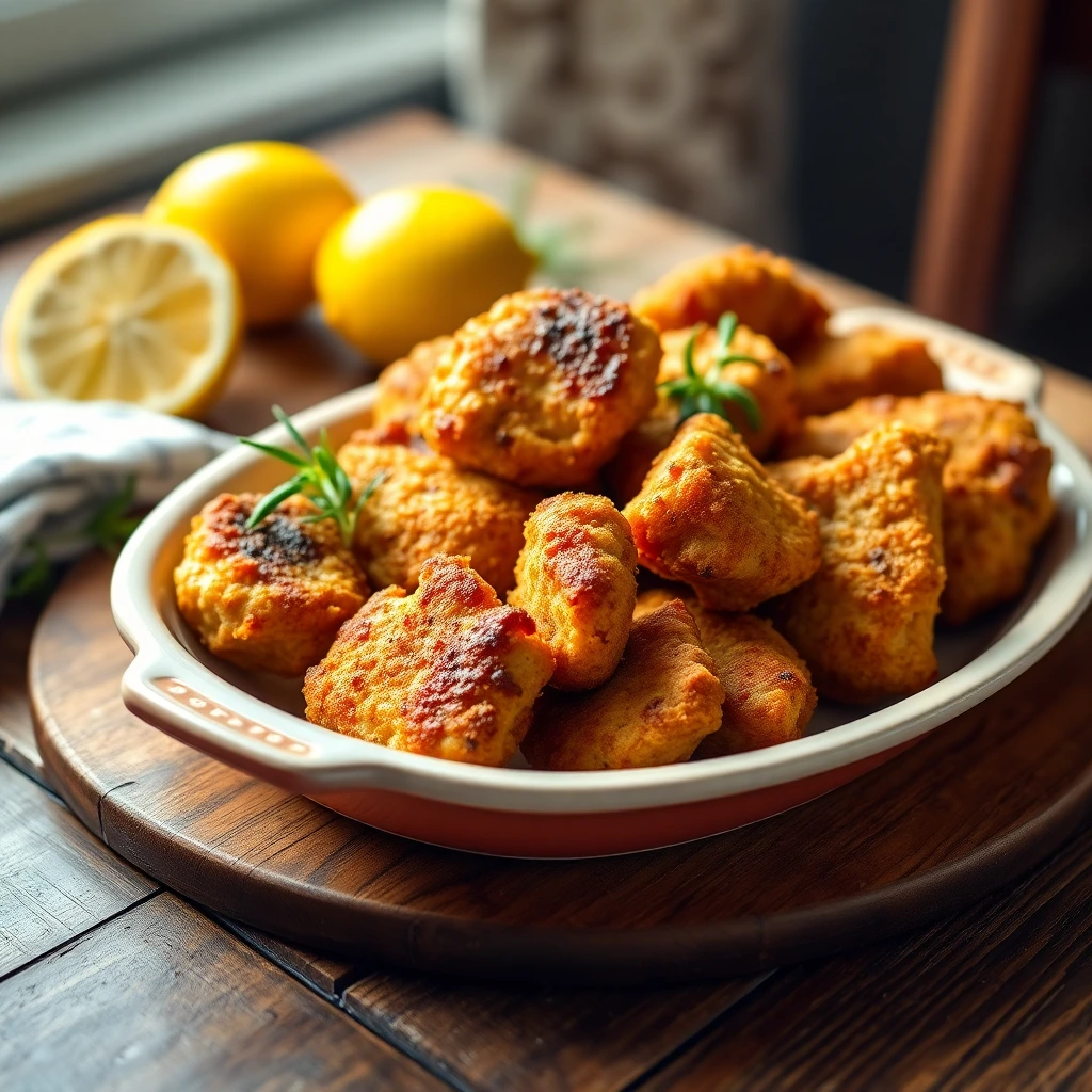 Nuggets de poulet maison Citron & herbes