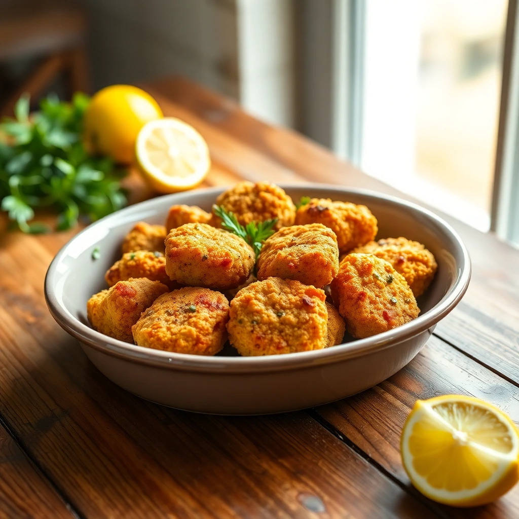 Nuggets de poulet maison Citron-poivre