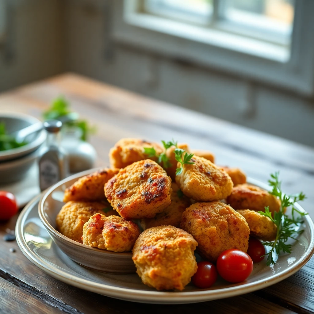 Nuggets de poulet maison Méditerranéen