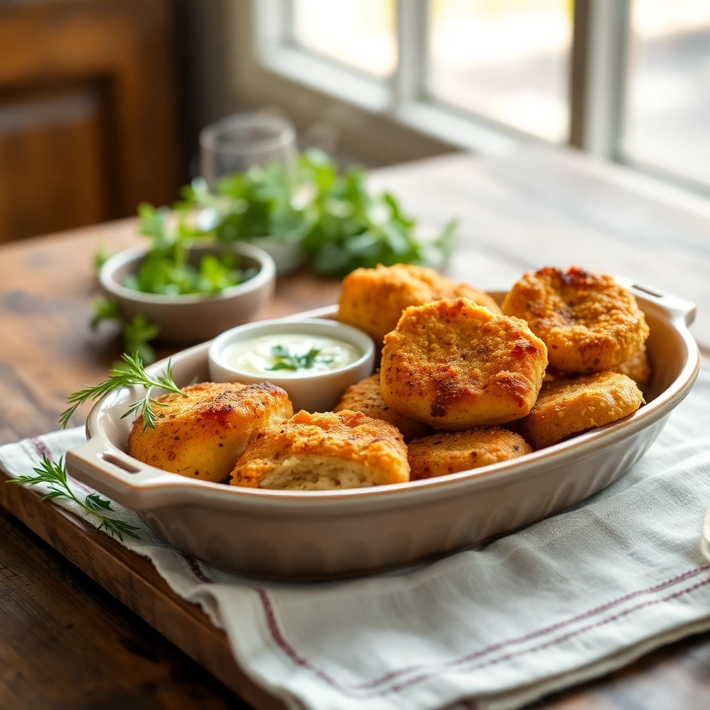 Nuggets de poulet maison Moutarde à l’ancienne