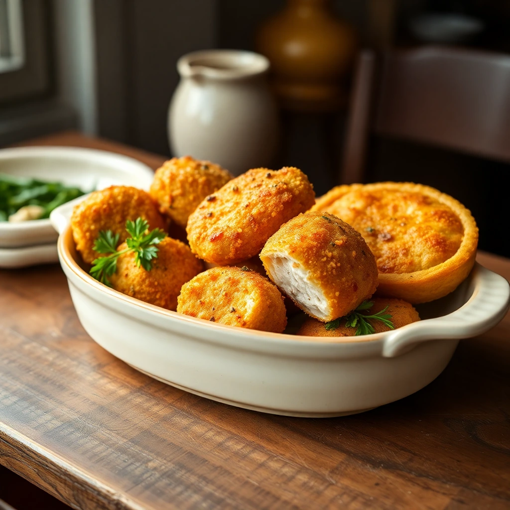Nuggets de poulet maison nature