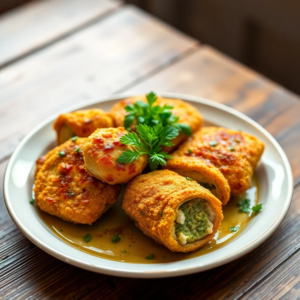 Nuggets de poulet maison Pesto
