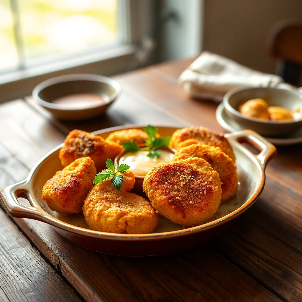 Nuggets de poulet maison Sésame-soja