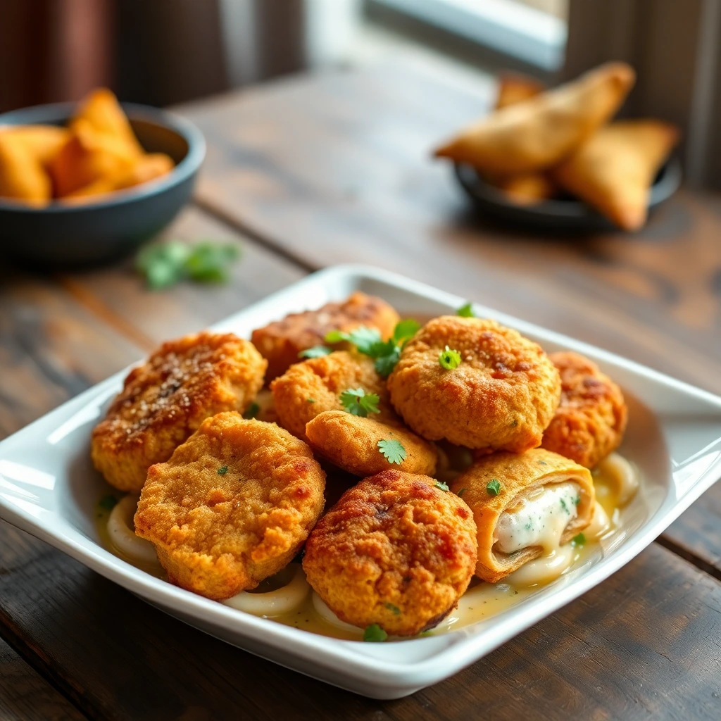 Nuggets de poulet maison Tandoori