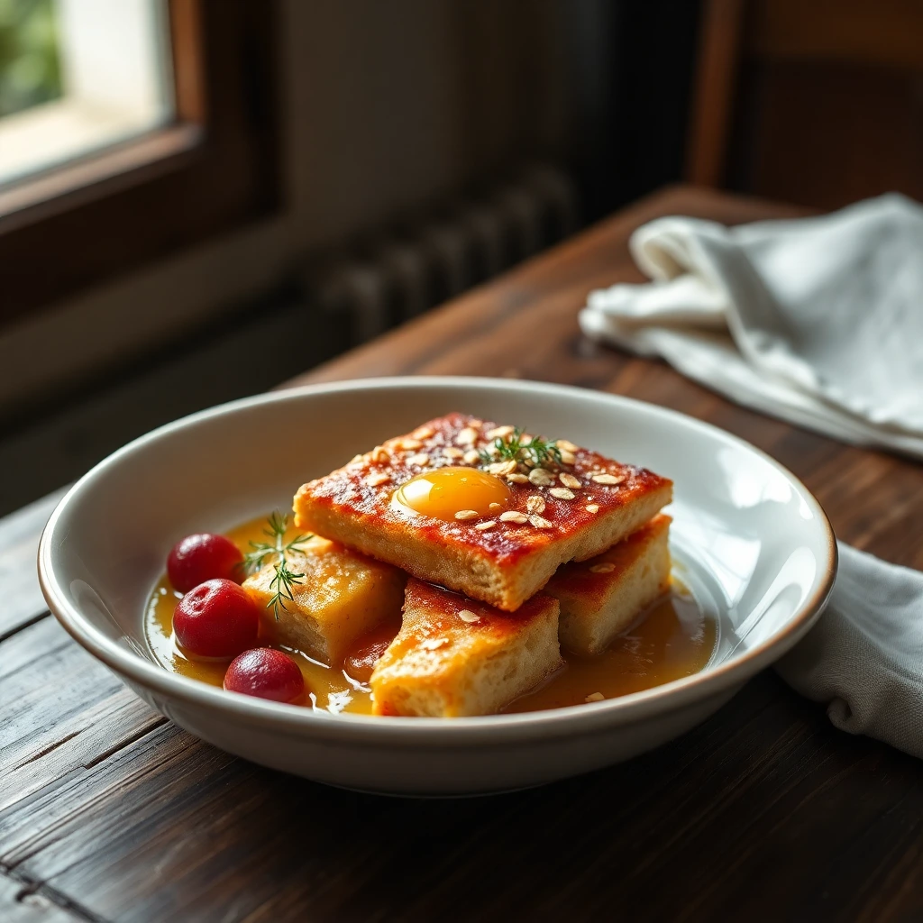 Pain perdu Fruits rouges